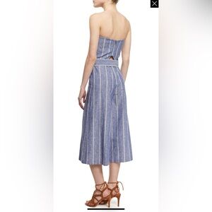 Jumpsuit Alice + Olivia size 6 blue cream NWT